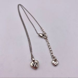 Brighton Swarovski Crystal Mother's Love Pendant Heart Necklace